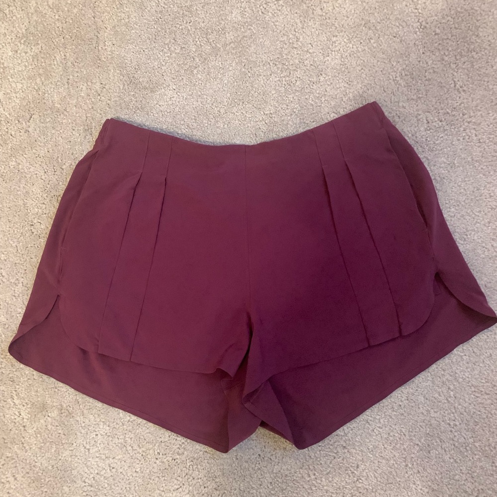 lululemon athletica Burgundy Athletic Shorts